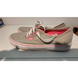 Womens Van Era Pink Canvas Sneakers Shoes Size 7.5m 9w